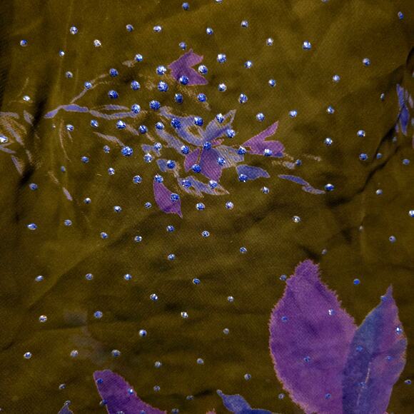 Younique Y2K dark fairy floral midi skirt size small - Picture 3 of 5